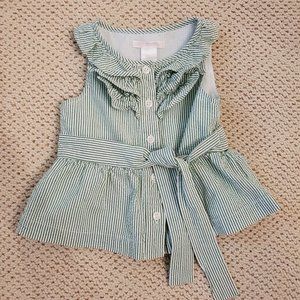 Janie and Jack Seersucker Dress 2T